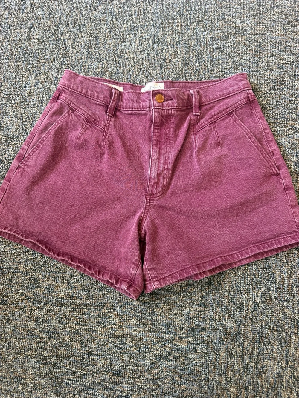 Universal Thread High-Rise Denim Shorts in Dusty Rose Size 8